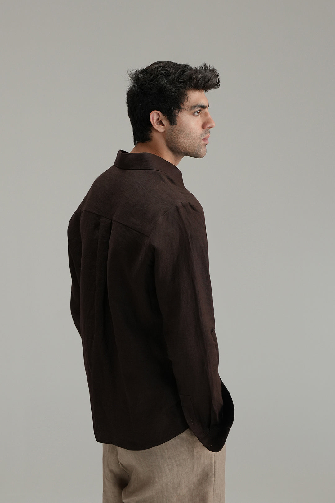 Everyday Linen Shirt - Mocha