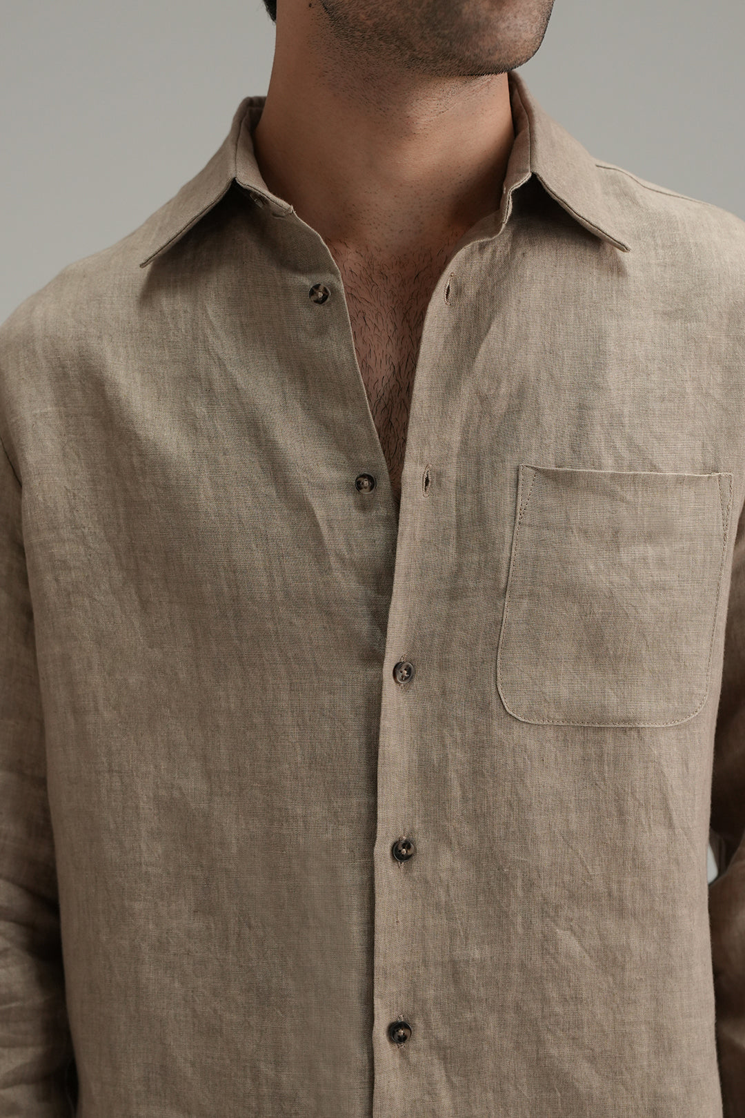 Everyday Linen Shirt - Oat