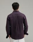 Everyday Linen Shirt - Aubergine