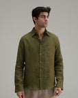 Everyday Linen Shirt - Olive