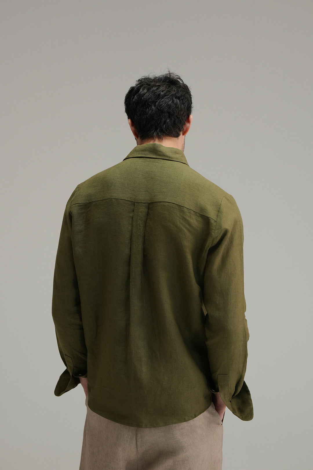Everyday Linen Shirt - Olive