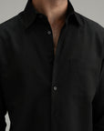 Everyday Linen Shirt - Black