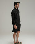 Everyday Linen Shirt - Black