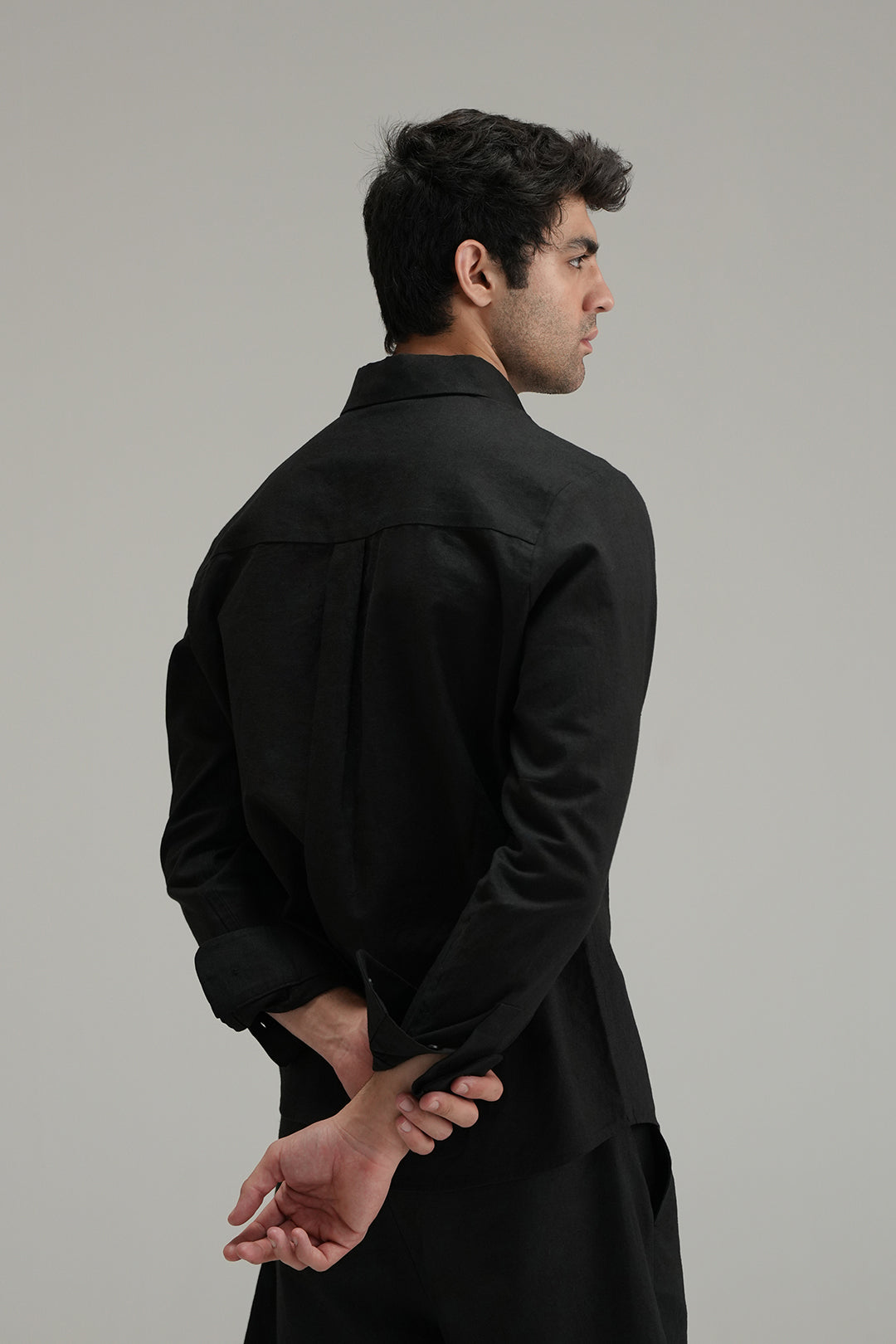 Everyday Linen Shirt - Black