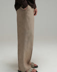 Tailored Linen Pants - Oat