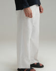 Tailored Linen Pants - Ivory