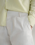 Linen Shorts - Ivory