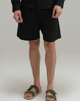 Linen Shorts - Black