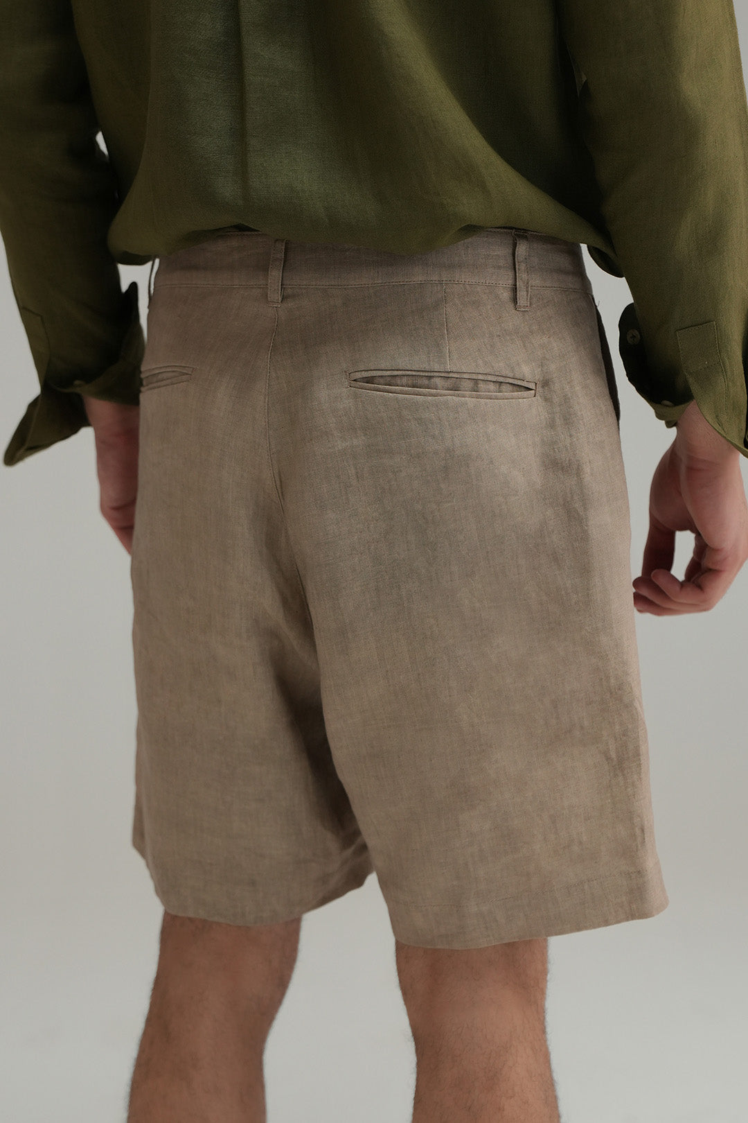 Linen Shorts - Oat