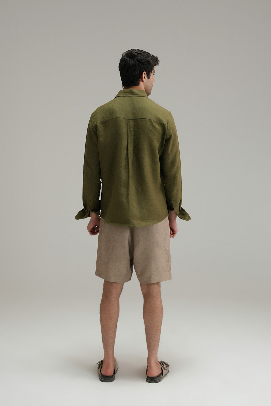Linen Shorts - Oat
