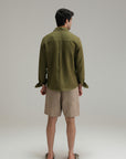 Linen Shorts - Oat