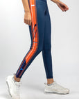 Side stripe seamless tights
