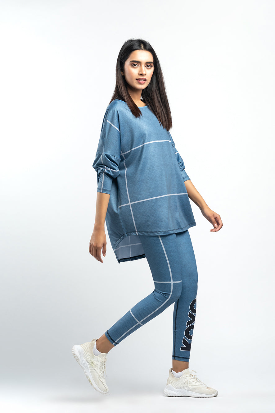 Meshtex Drop Shoulder Tee L/S