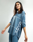 Meshtex Drop Shoulder Tee L/S