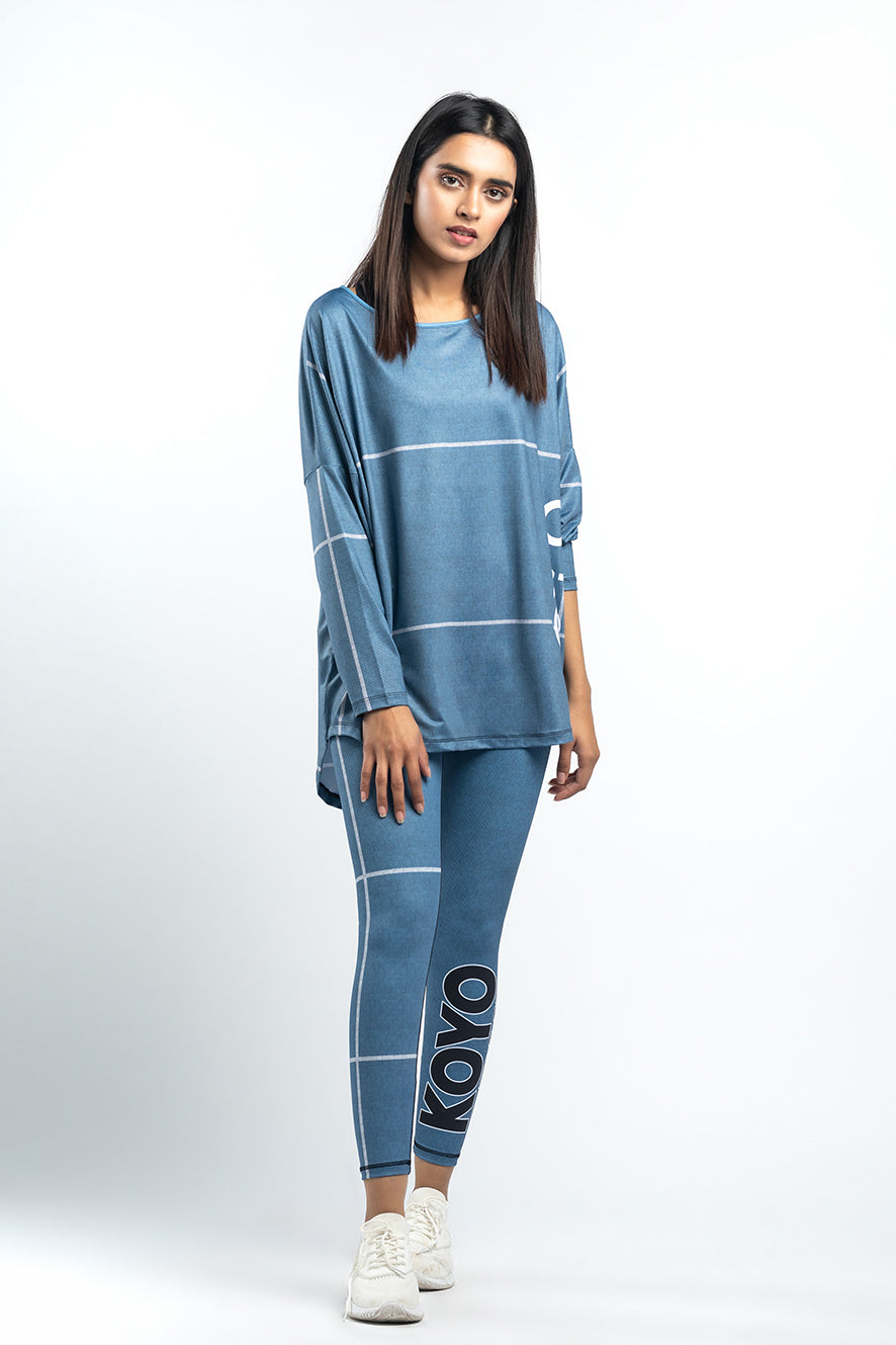 Meshtex Drop Shoulder Tee L/S