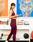 Maroon High Support Bra