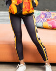 Seamless Flora Stripe Tights