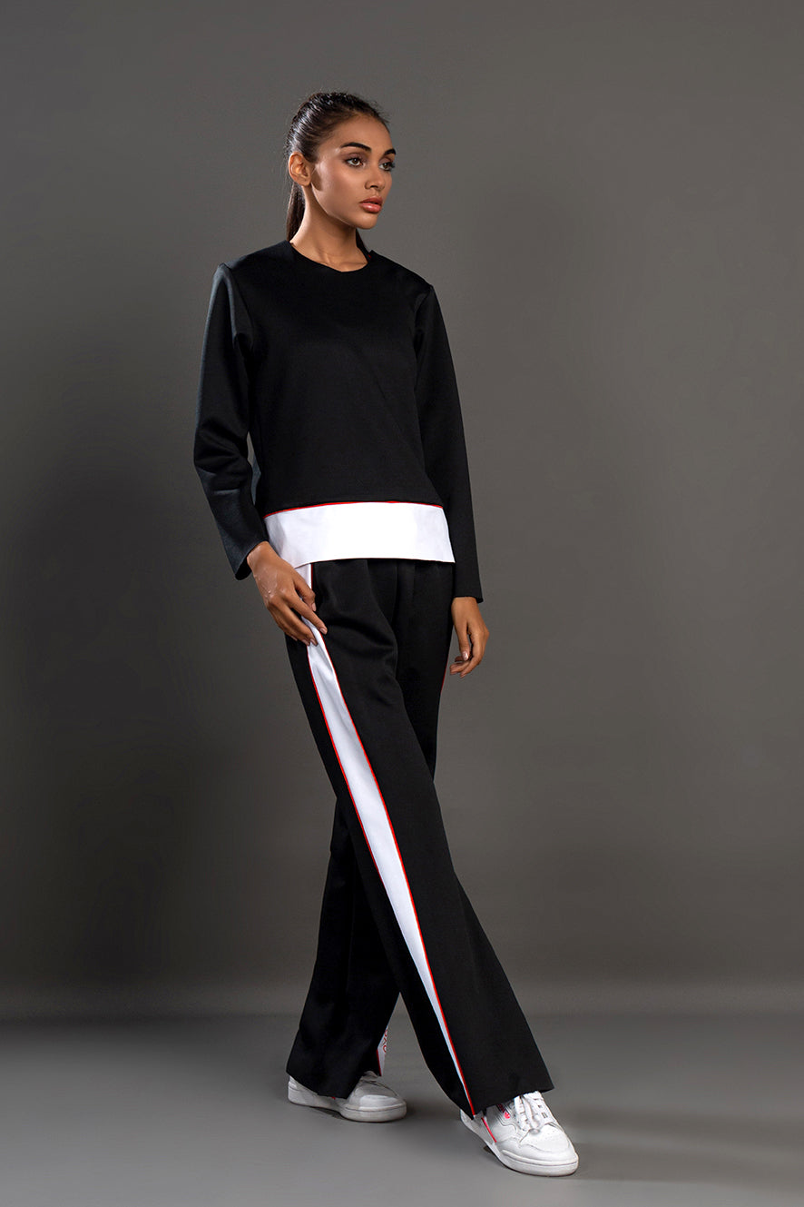 Koyo Color Block Lasercut Top