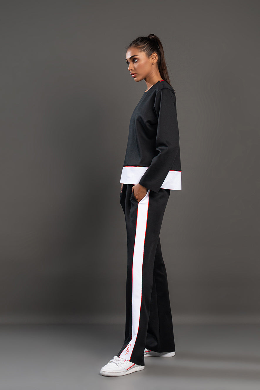 Koyo Color Block Lasercut Top