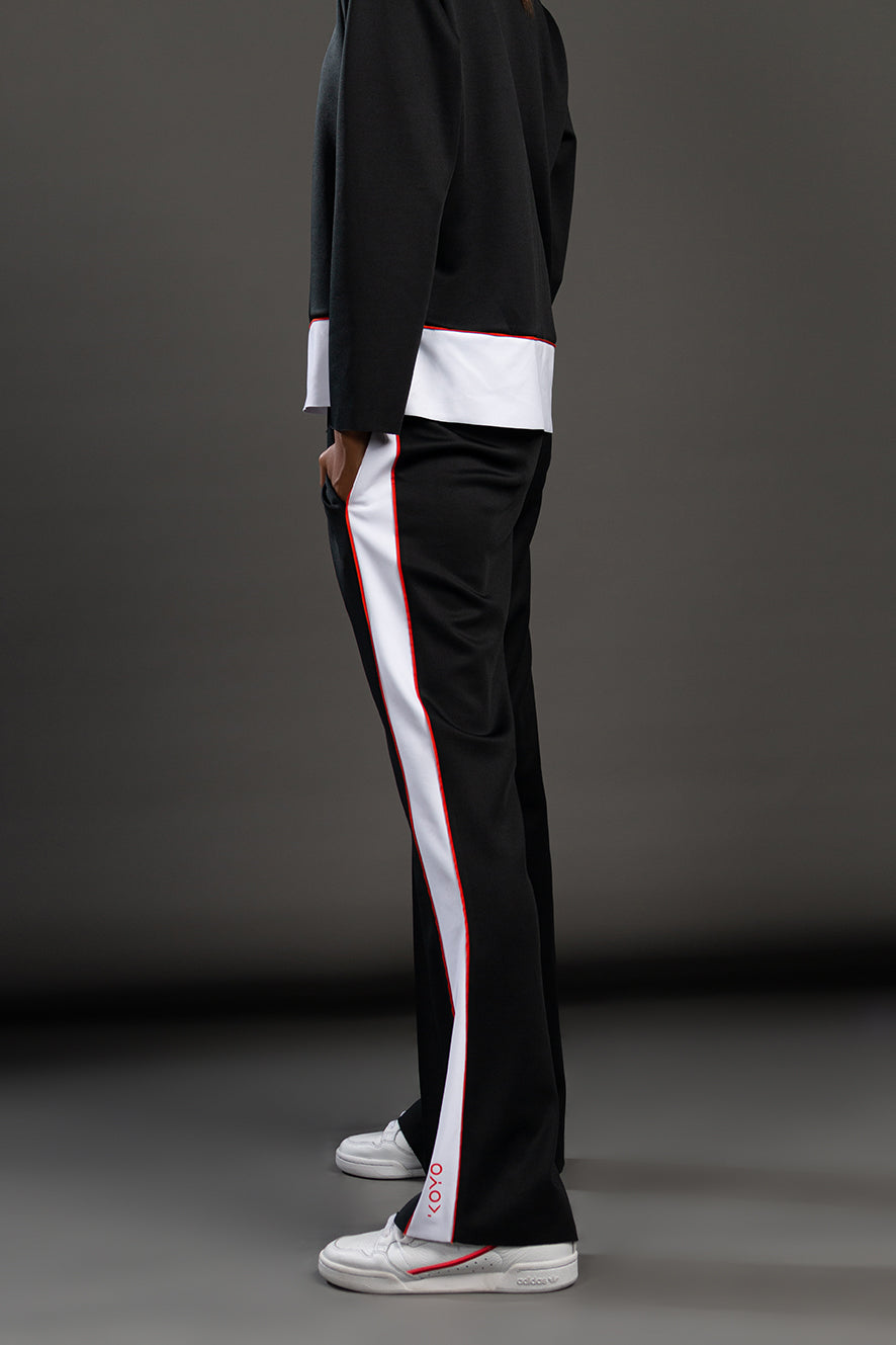 Koyo Color Block Lasercut Pants