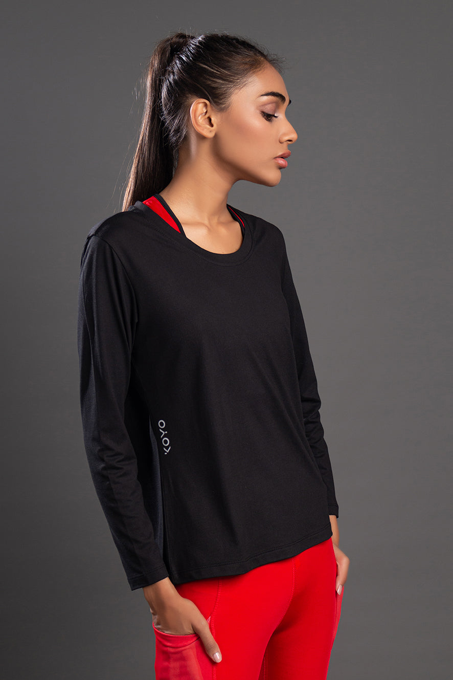 Koyo Pro Tee L/S Black