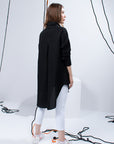 BLACK BUTTON DOWN SHIRT
