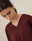 Drop Shoulder Tunic - Rosewood