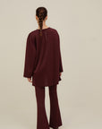 Drop Shoulder Tunic - Rosewood