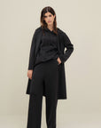 Soft Scuba Coat - Black