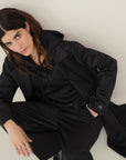 Soft Scuba Coat - Black