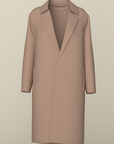 Soft Scuba Coat - Sandy Beige