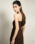 Tube Dress - Brown