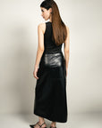 Faux Leather Skirt