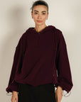 Oversized Hoodie - Plum