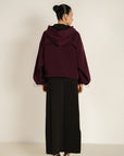 Oversized Hoodie - Plum