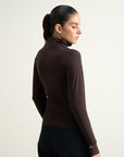 Form Fitted Raglan Jacket - Mocha