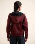 FormSoft Baggy Zip-Up - Wine Red