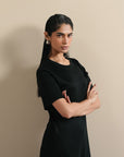 Tee Shirt Dress - Black