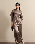 Silk Asymmetrical Top