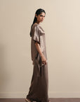 Silk Asymmetrical Top
