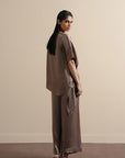 Silk Asymmetrical Top