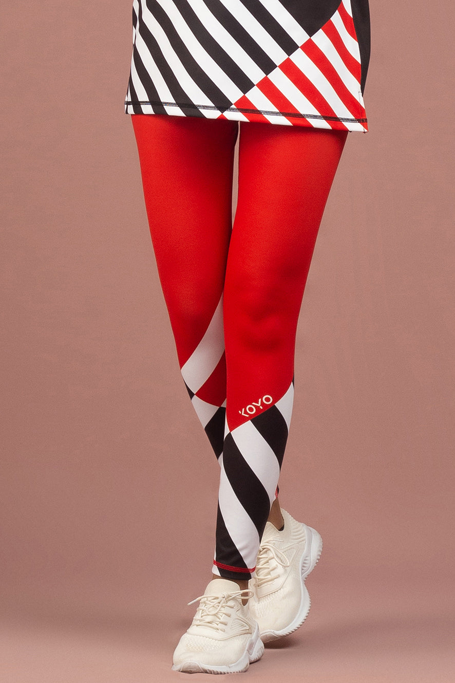 Block Stripe tights