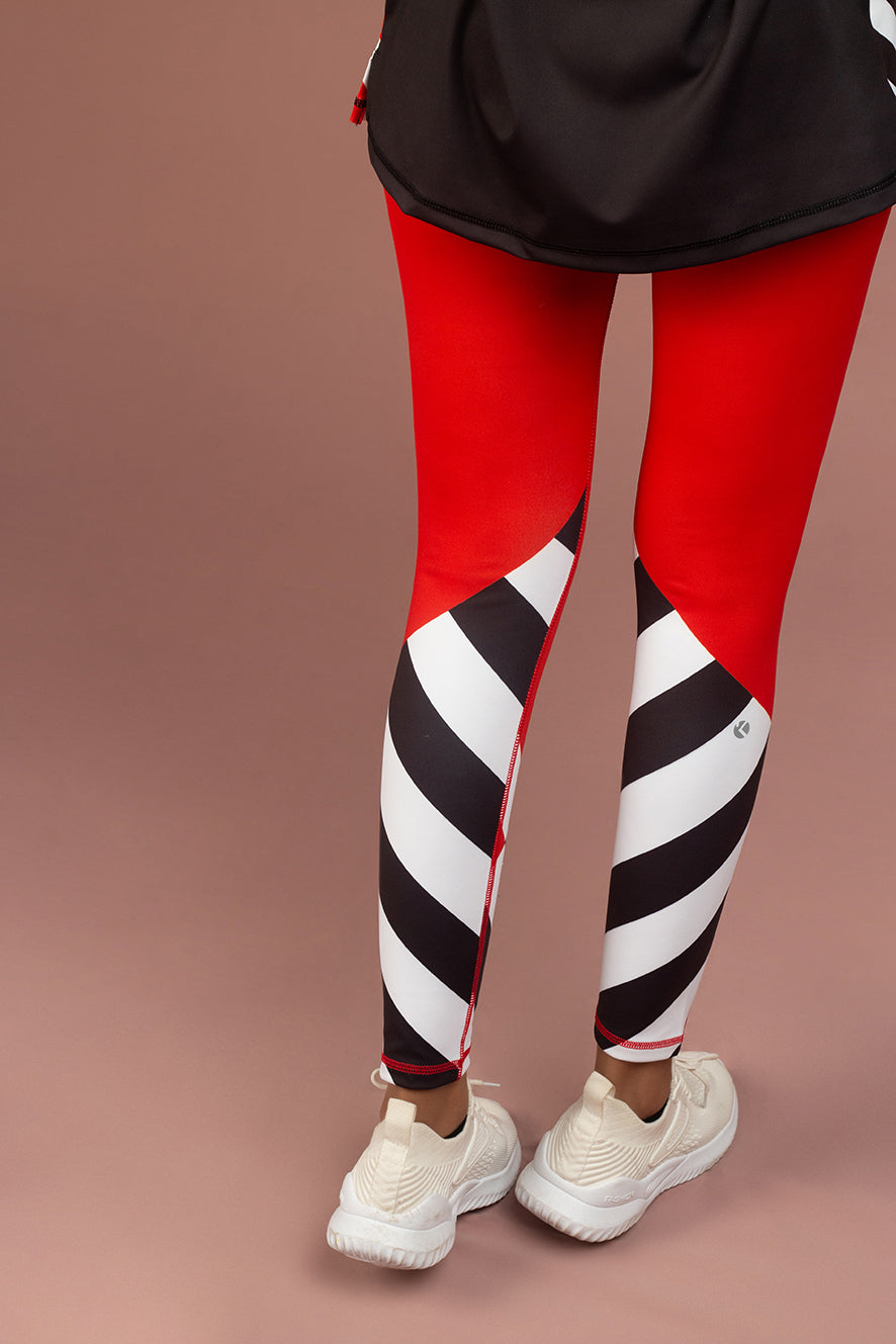 Block Stripe tights