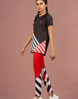 Block Stripe tights
