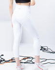 White Yoga Tights