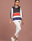 Color Block Athleisure Top