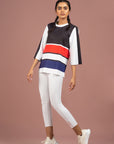 Color Block Athleisure Top