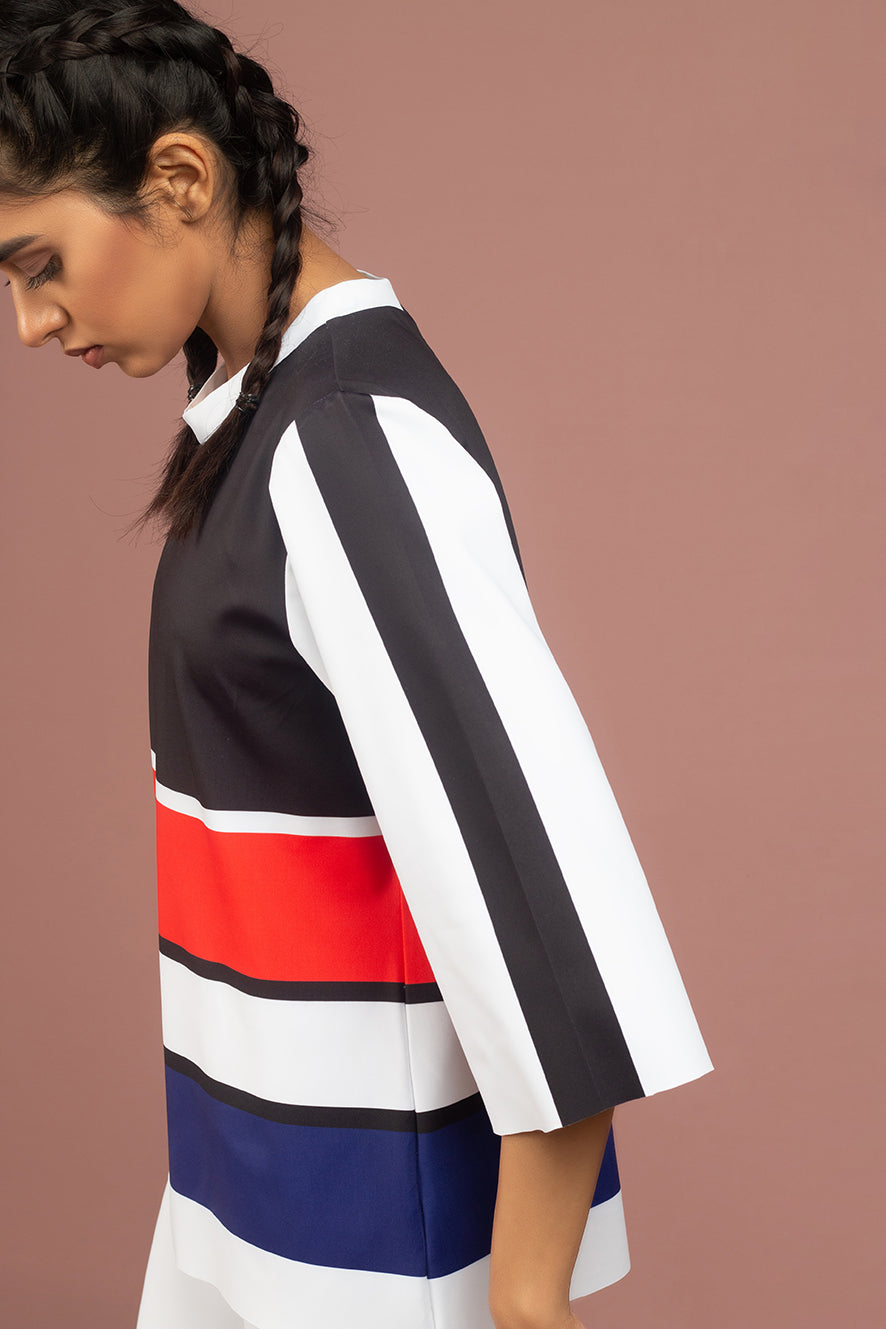 Color Block Athleisure Top