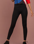Cross Waist Band Contour Tights