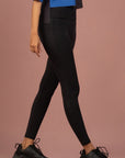 Cross Waist Band Contour Tights